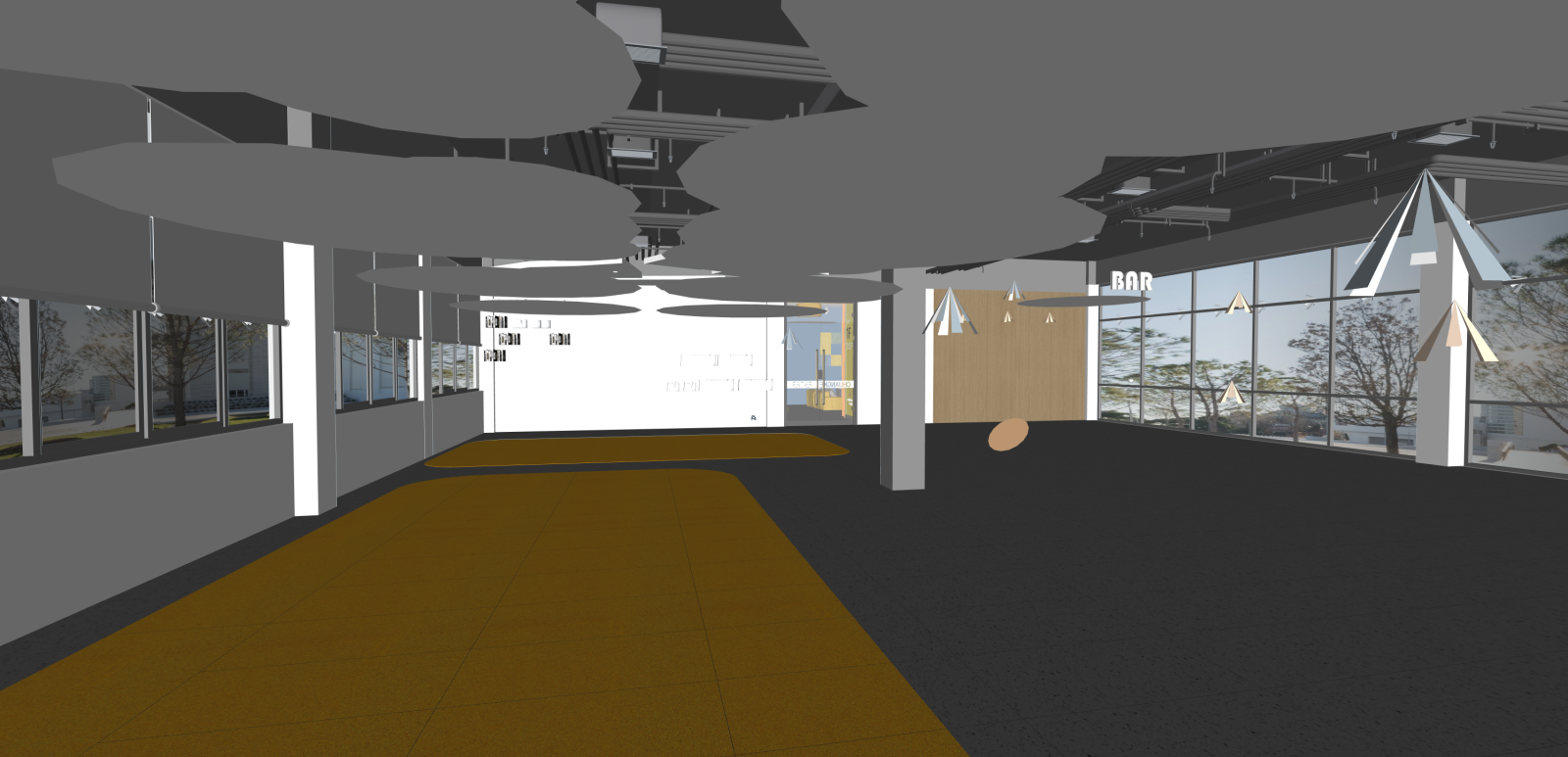 现代其他公共空间SU模型下载【ID:1216006718】