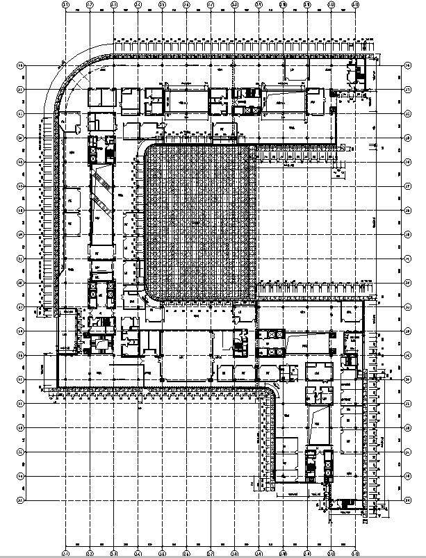 [北京]知名网络公司办公总部建筑施工图（修改图纸）施工图下载【ID:149951152】