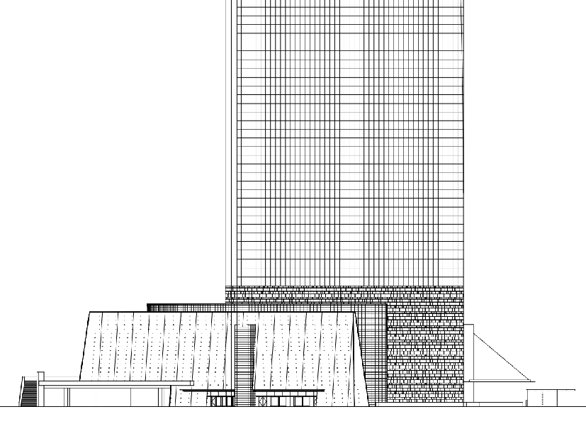 492米知名超高层写字楼办公综合体建筑方案设计CAD施工图...施工图下载【ID:149938162】