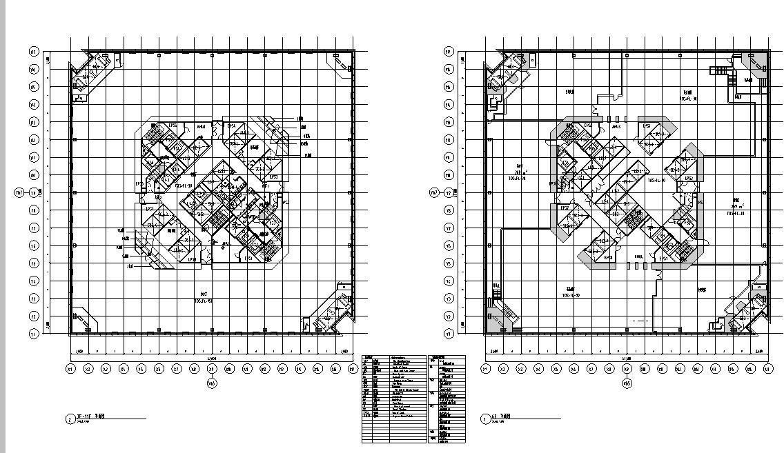 492米知名超高层写字楼办公综合体建筑方案设计CAD施工图...施工图下载【ID:149938162】