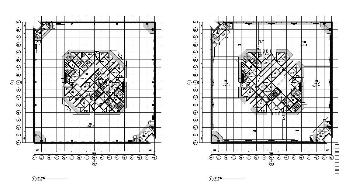 492米知名超高层写字楼办公综合体建筑方案设计CAD施工图...施工图下载【ID:149938162】