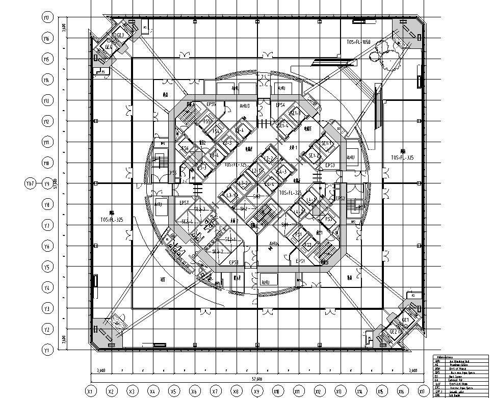 492米知名超高层写字楼办公综合体建筑方案设计CAD施工图...施工图下载【ID:149938162】