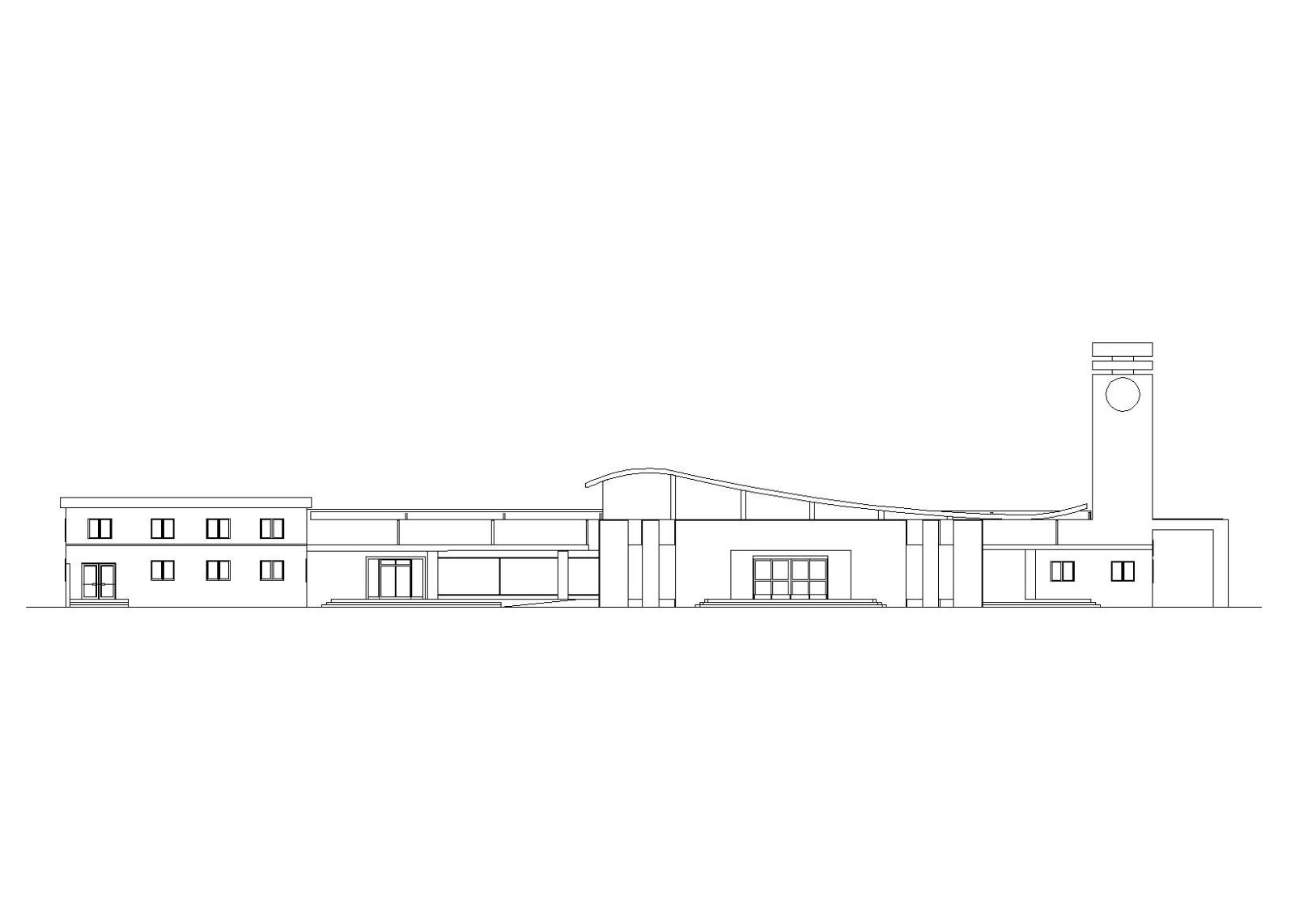 ]客运站设计建筑施工图_CAD排版施工图下载【ID:151679132】