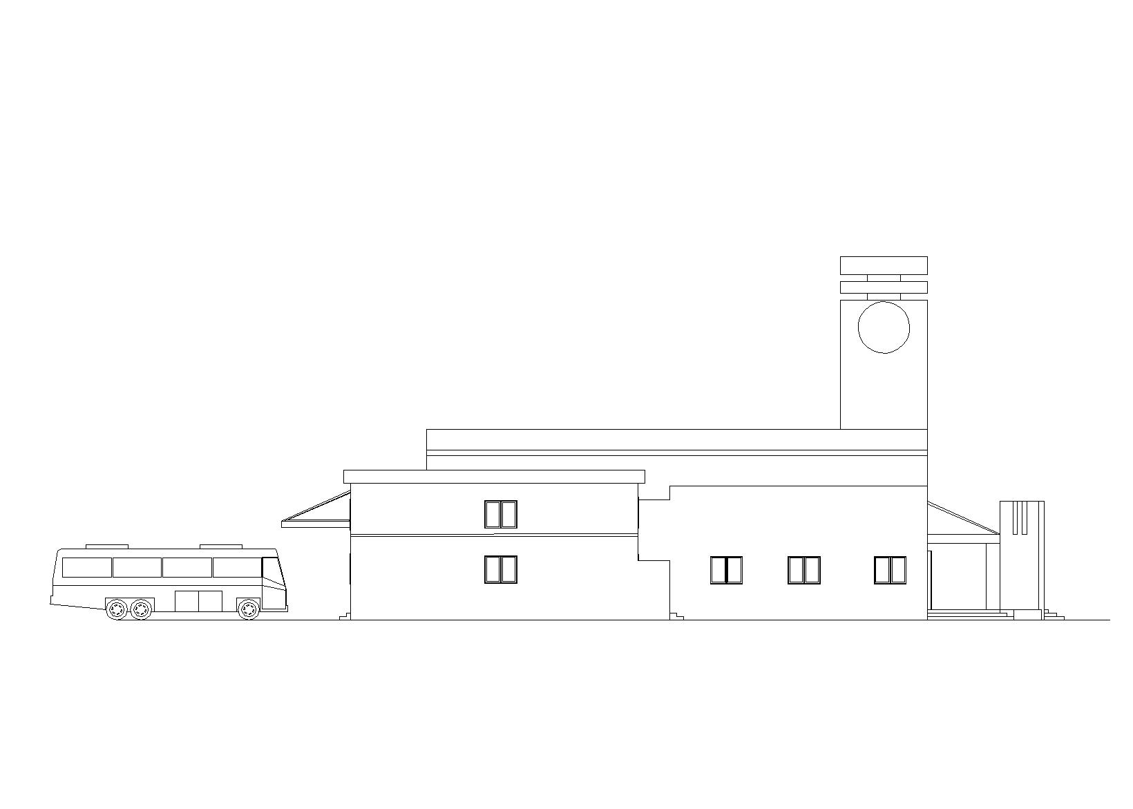 [学生作业1]客运站设计建筑施工图_CAD排版cad施工图下载【ID:164876133】