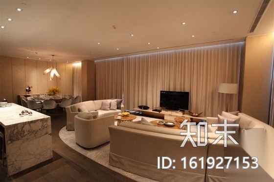 [上海]全球顶尖酒店管理集团现代公寓装修施工图（含实景...cad施工图下载【ID:161927153】