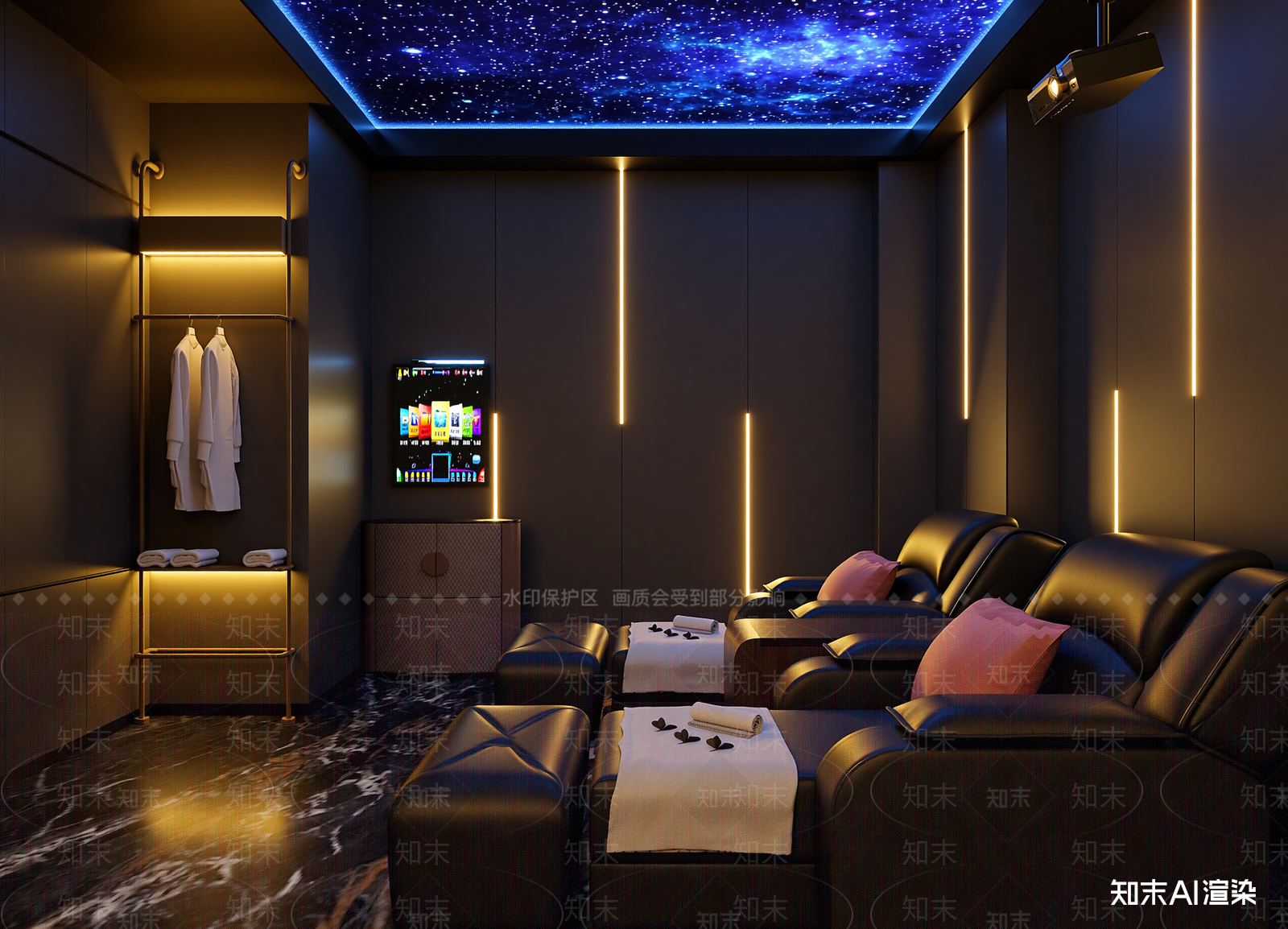 现代美容院3D模型下载【ID:1214392554】