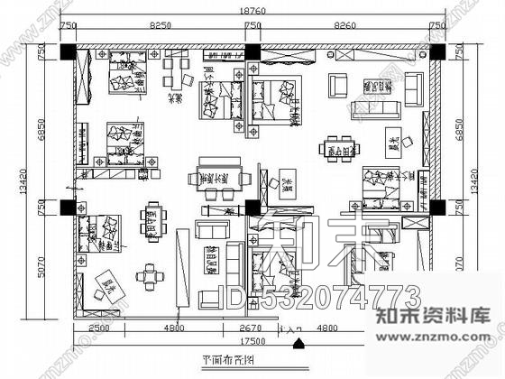 施工图251㎡巴厘岛风情家具专卖店室内装修图施工图下载【ID:532074773】