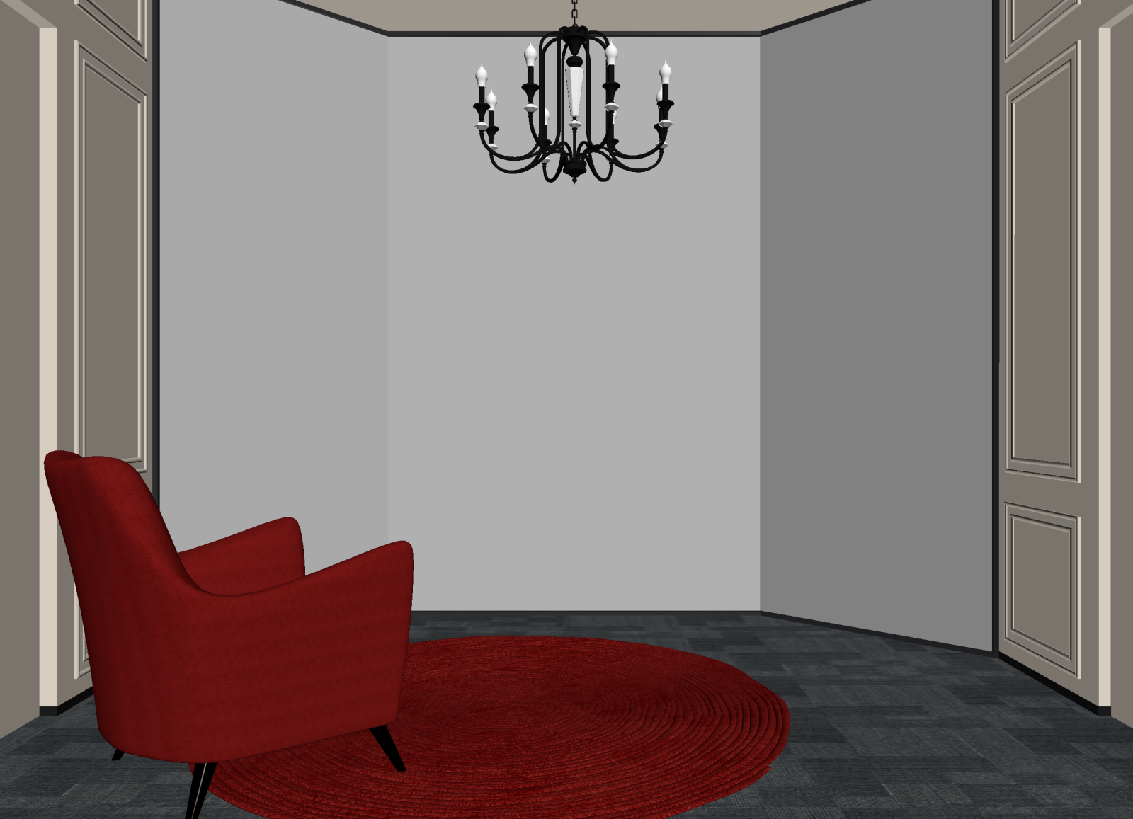 现代玄关3D模型下载【ID:1214794365】