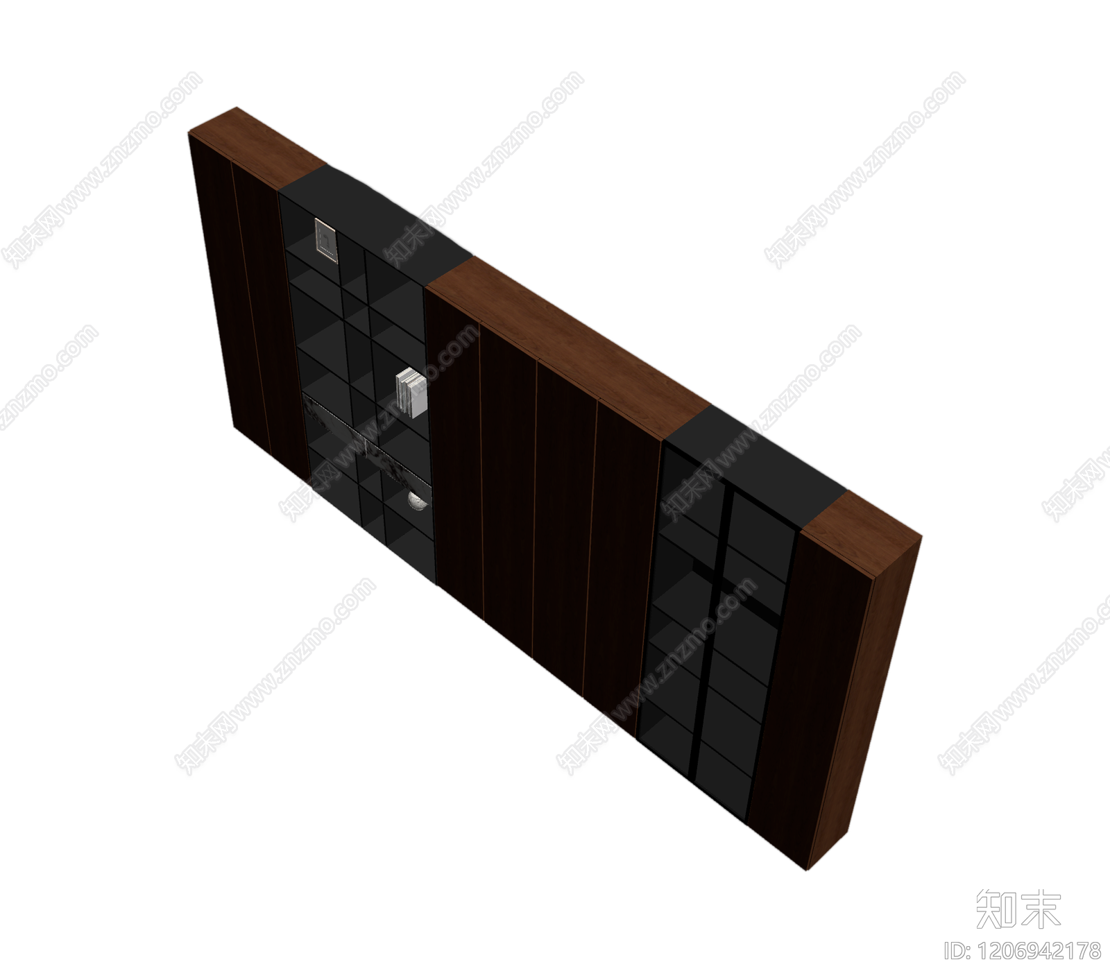 电视墙组合柜3D模型下载【ID:1206942178】