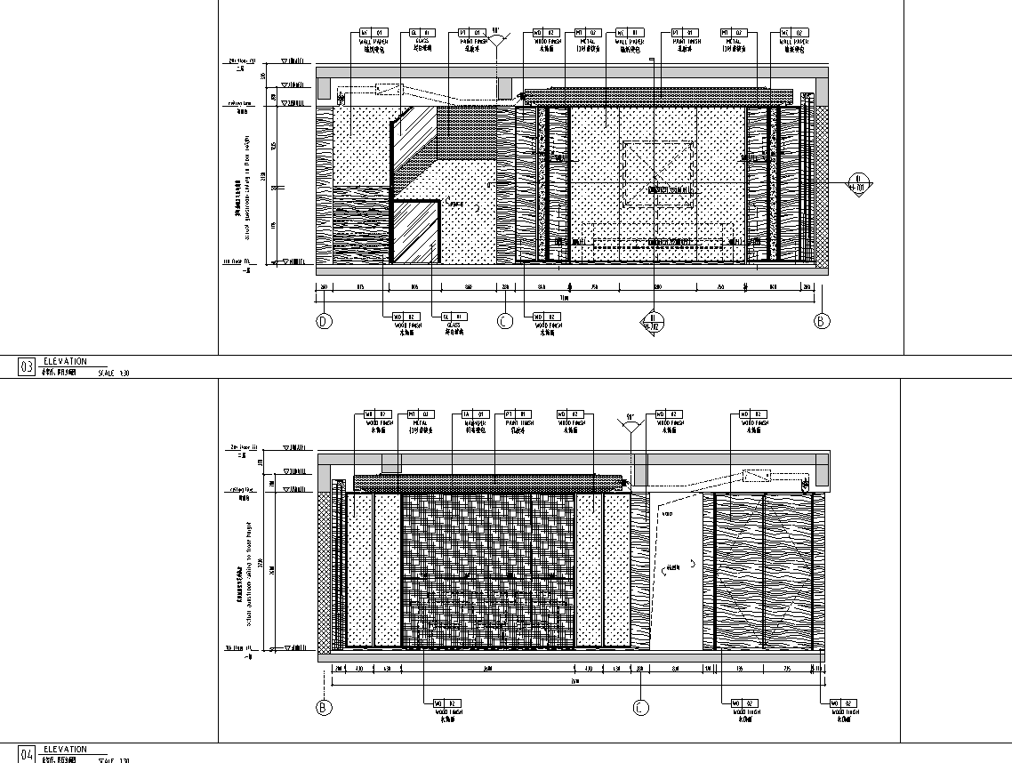 [江苏]苏州叠层别墅样板间施工图_附效果图cad施工图下载【ID:180358155】