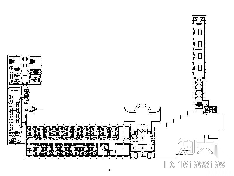 某国外大酒店装修图（含效果）cad施工图下载【ID:161988199】