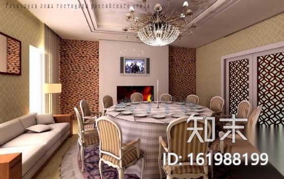 某国外大酒店装修图（含效果）cad施工图下载【ID:161988199】