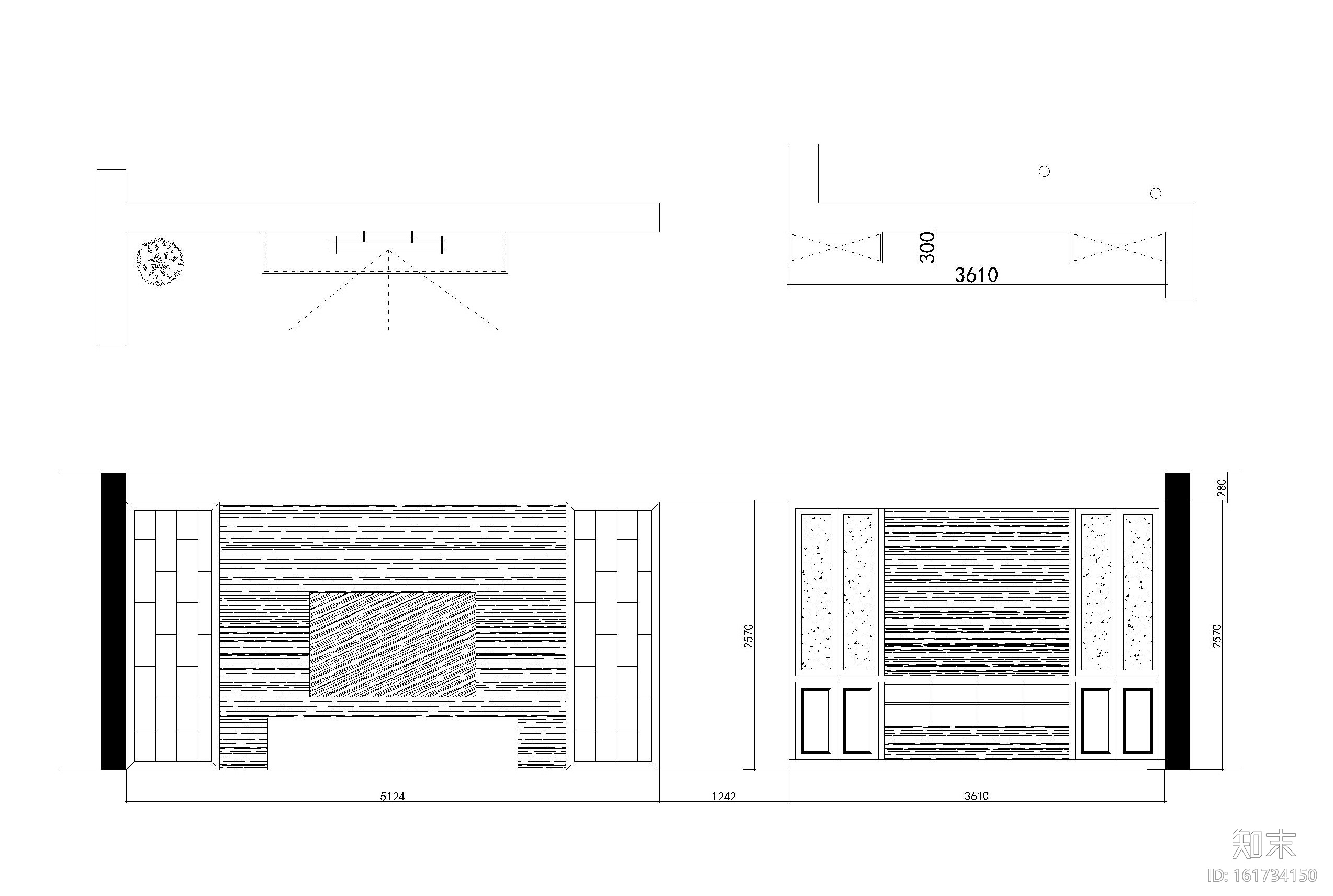 两层现代风格四居室住宅装修施工图+效果图cad施工图下载【ID:161734150】