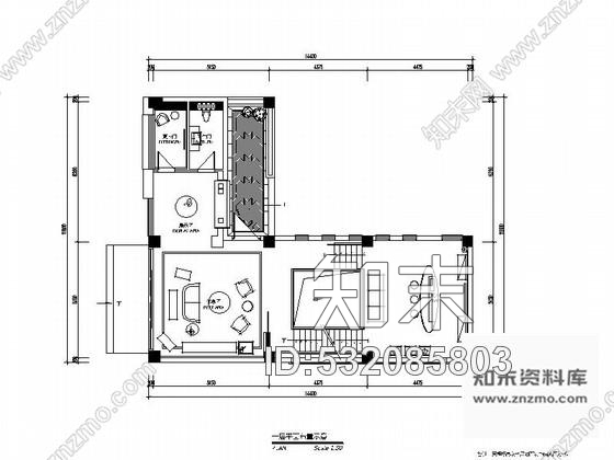 施工图青岛LOFT办公室装修施工图含效果施工图下载【ID:532085803】