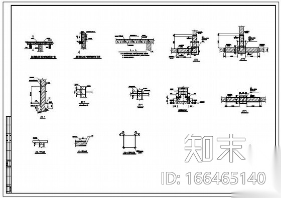 某学校教学楼及其他建筑加固结构设计图cad施工图下载【ID:166465140】