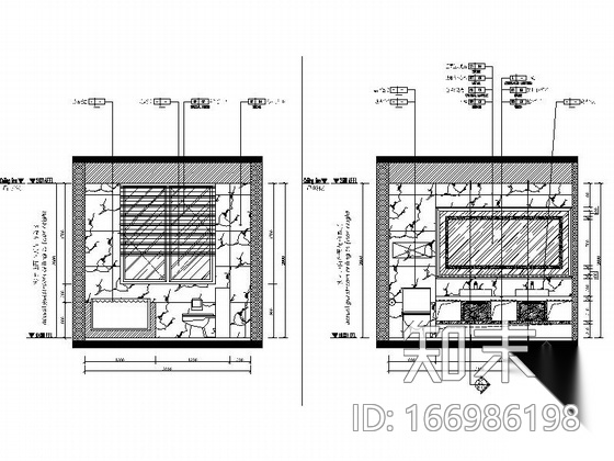 [上海]松江区新装饰主义两层别墅样板间装修施工图（含实...cad施工图下载【ID:166986198】