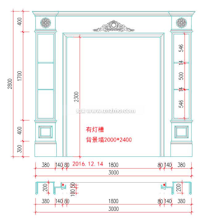 电视cad施工图下载【ID:180671159】