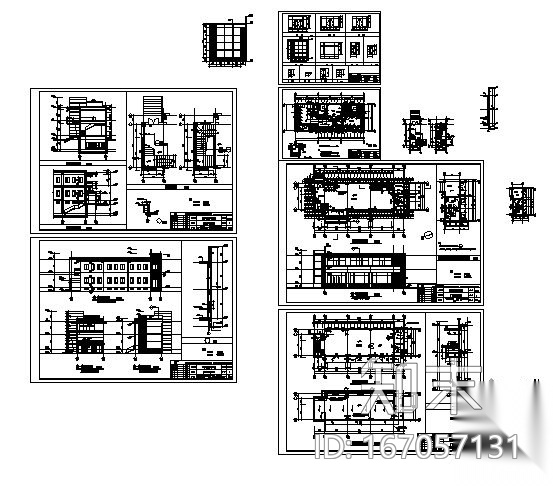 天津某高标准公厕建筑施工图cad施工图下载【ID:167057131】