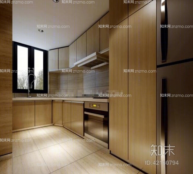 家居封闭厨房613D模型下载【ID:42160794】