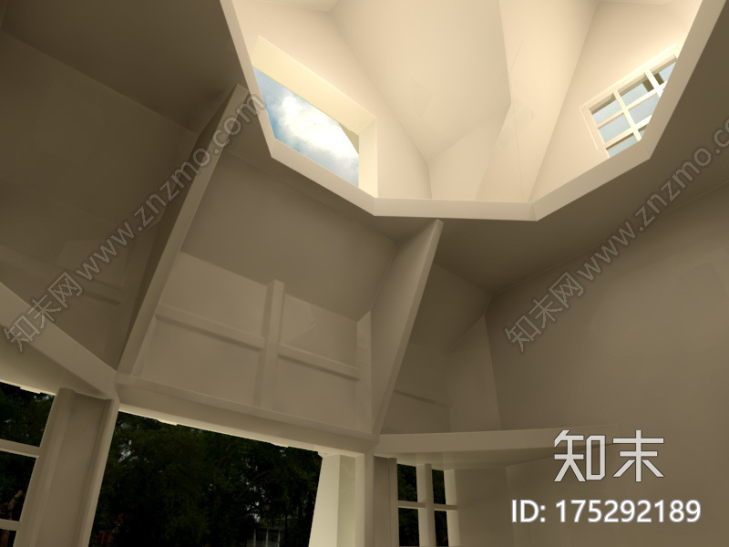 美式洋房型鸟屋3d打印模型下载【ID:175292189】