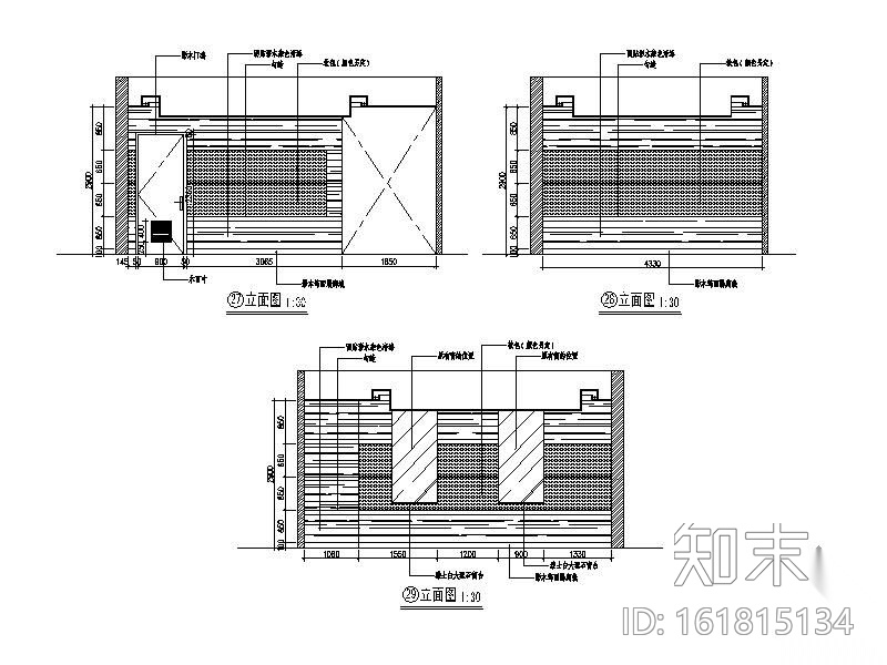 某办公室装修图cad施工图下载【ID:161815134】