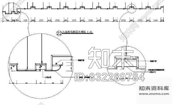 图块/节点天花大样cad施工图下载【ID:832289784】