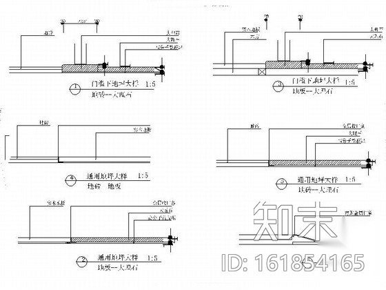 [江苏]现代简约风格三居室室内装修CAD施工图施工图下载【ID:161854165】