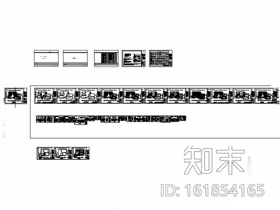 [江苏]现代简约风格三居室室内装修CAD施工图施工图下载【ID:161854165】