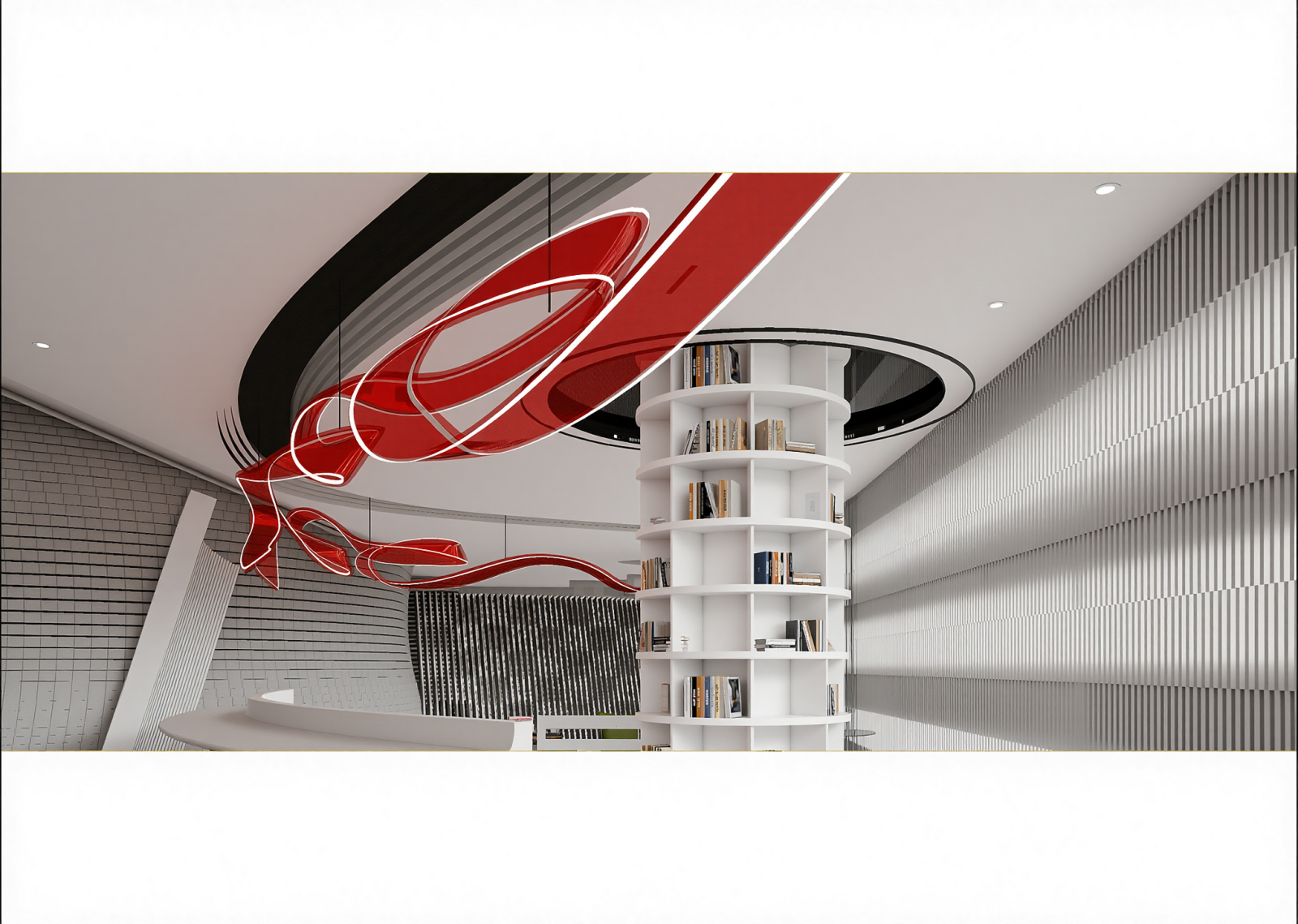 现代企业文化展厅3D模型下载【ID:1215031623】