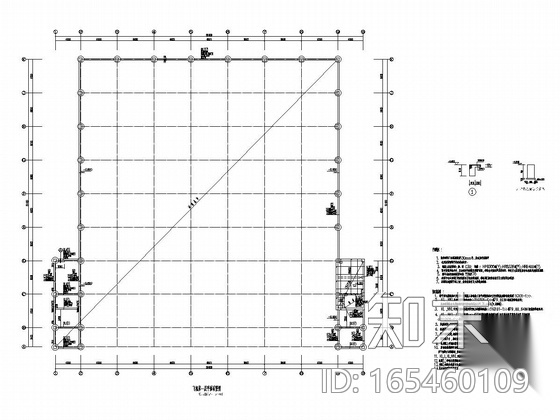 钢网架结构cad施工图下载【ID:165460109】