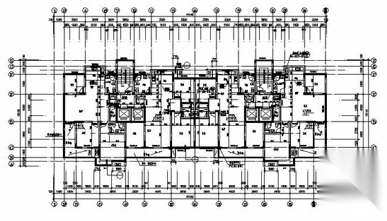 风情花园十八层住宅楼建筑施工图cad施工图下载【ID:149843156】