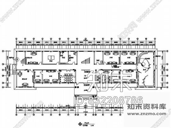 图块/节点无锡某3600平方办公空间平面图cad施工图下载【ID:832208786】