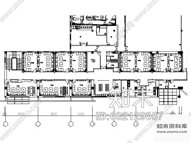 施工图安徽某休闲中心二层KTV施工图cad施工图下载【ID:632129057】