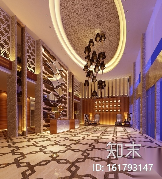 [武汉]某现代假日酒店餐厅及卫生间装修施工图（含效果）cad施工图下载【ID:161793147】