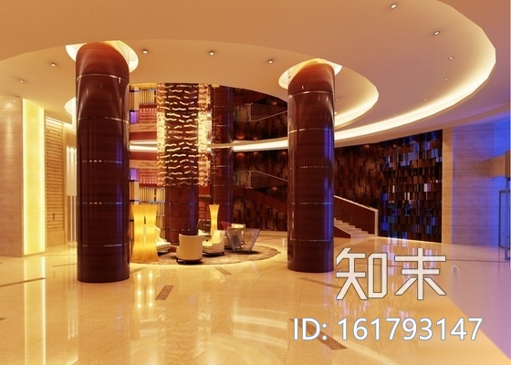 [武汉]某现代假日酒店餐厅及卫生间装修施工图（含效果）cad施工图下载【ID:161793147】