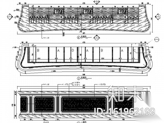 [上海]知名公司酒店精装大堂室内施工图cad施工图下载【ID:161962199】
