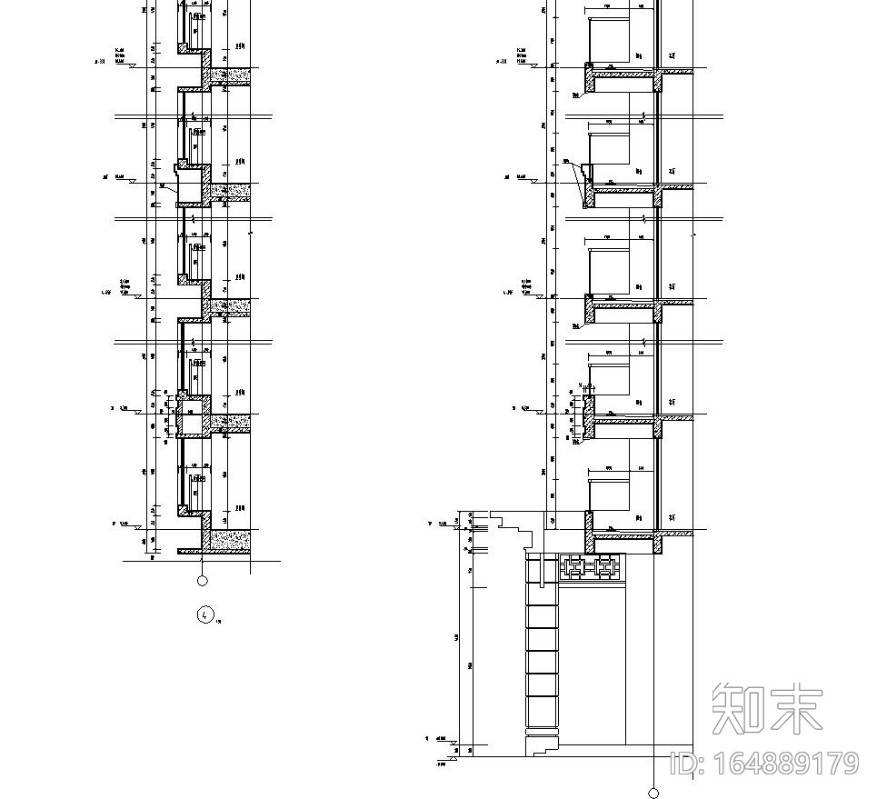 标准化通用墙身大样详图设计施工图下载【ID:164889179】