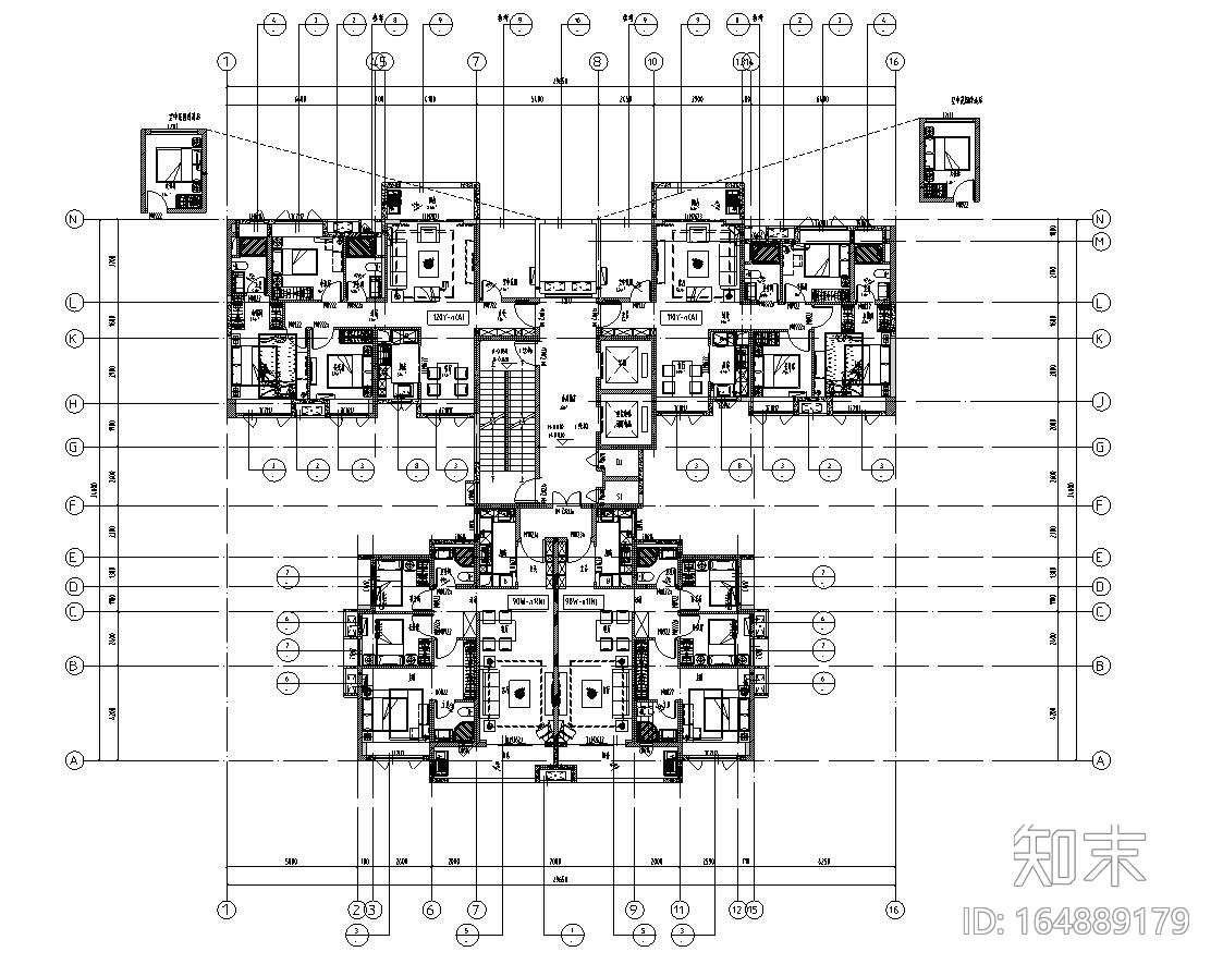 标准化通用墙身大样详图设计施工图下载【ID:164889179】