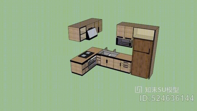 厨房用具SU模型下载【ID:524636144】