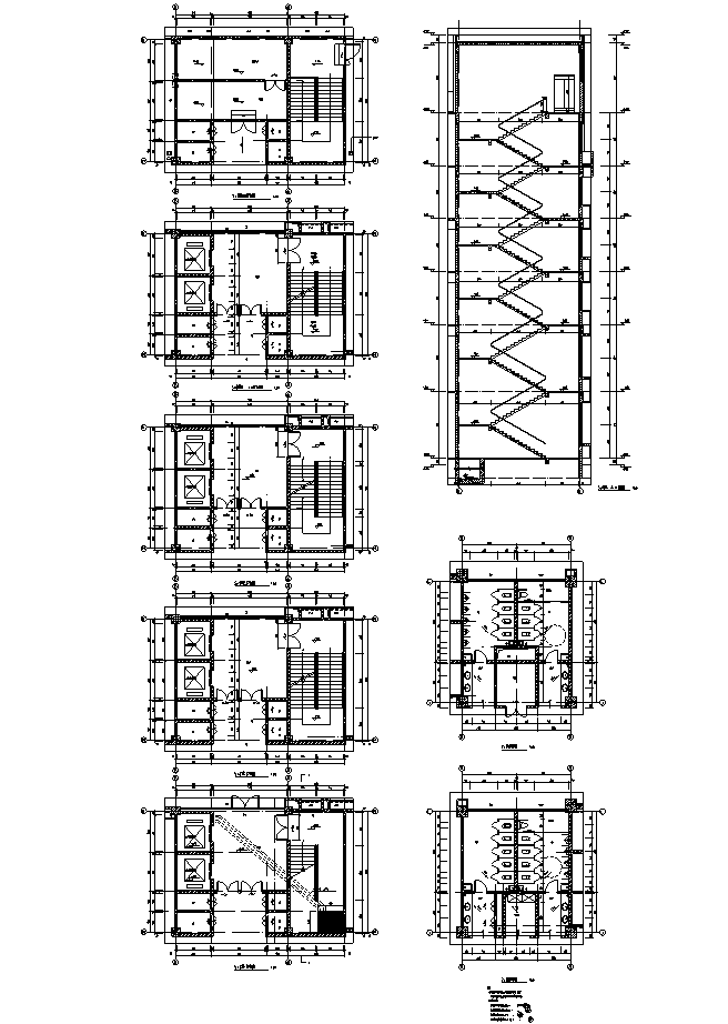 [安徽]高层全专业医科大学教学楼建筑施工图（16年竣工...cad施工图下载【ID:151563107】