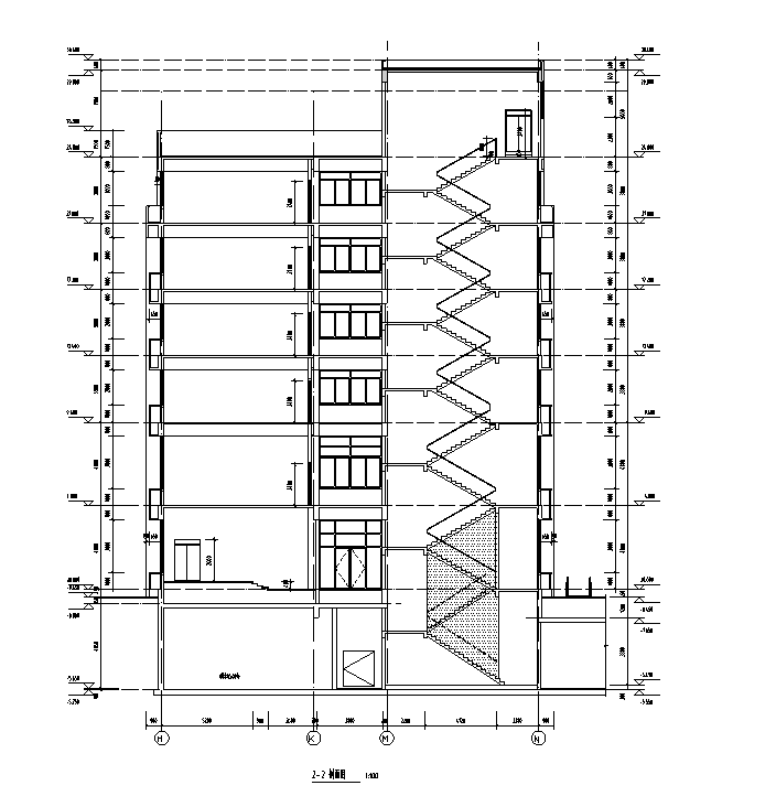 [安徽]高层全专业医科大学教学楼建筑施工图（16年竣工...cad施工图下载【ID:151563107】