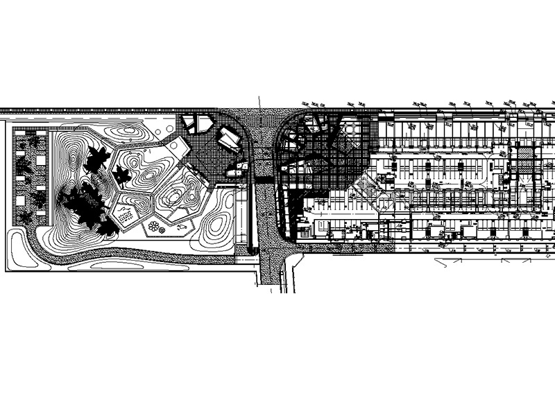 [江苏]苏南万科-新港天城公园里居住区展示区全套CAD施...cad施工图下载【ID:161015148】