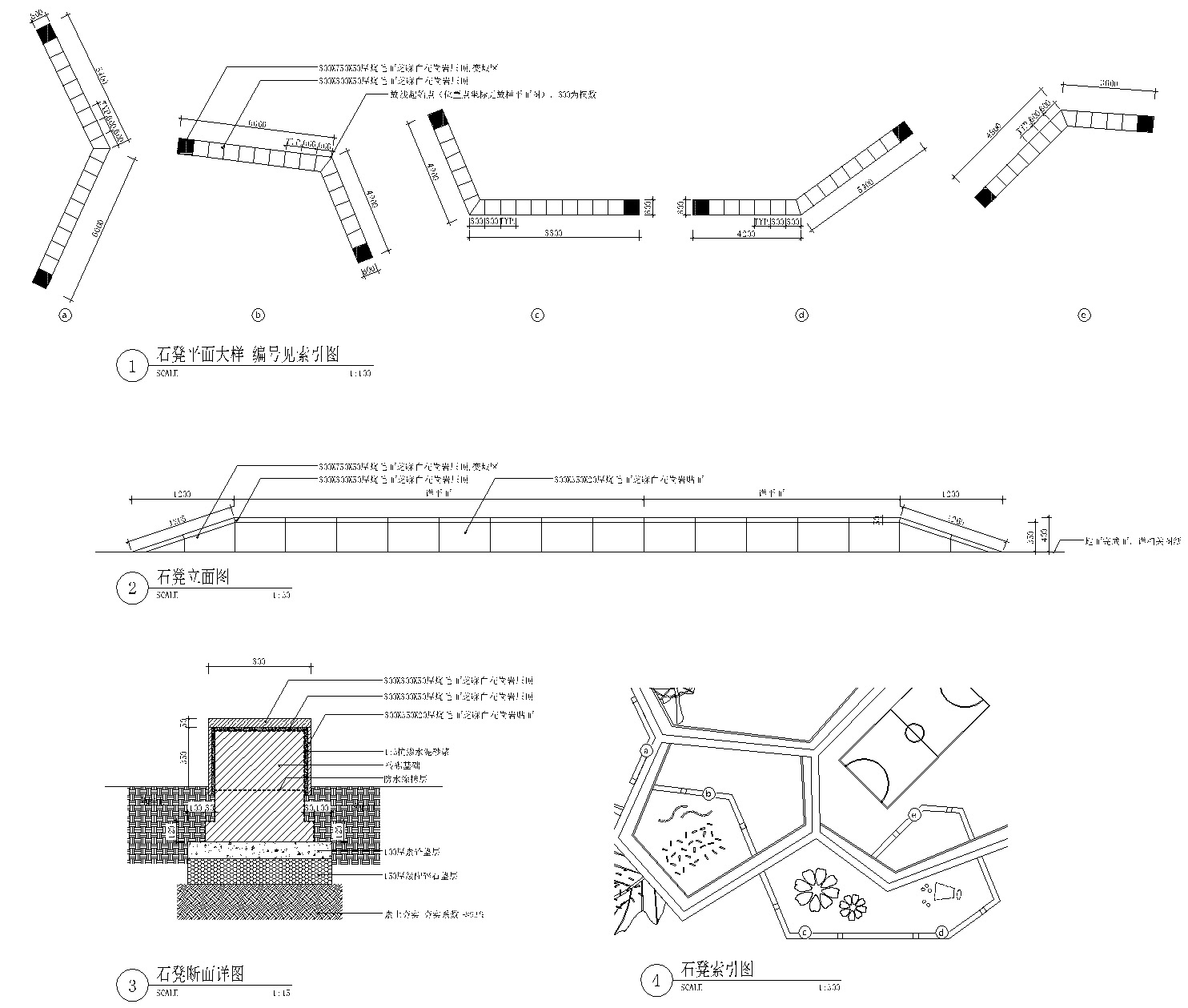 [江苏]苏南万科-新港天城公园里居住区展示区全套CAD施...cad施工图下载【ID:161015148】