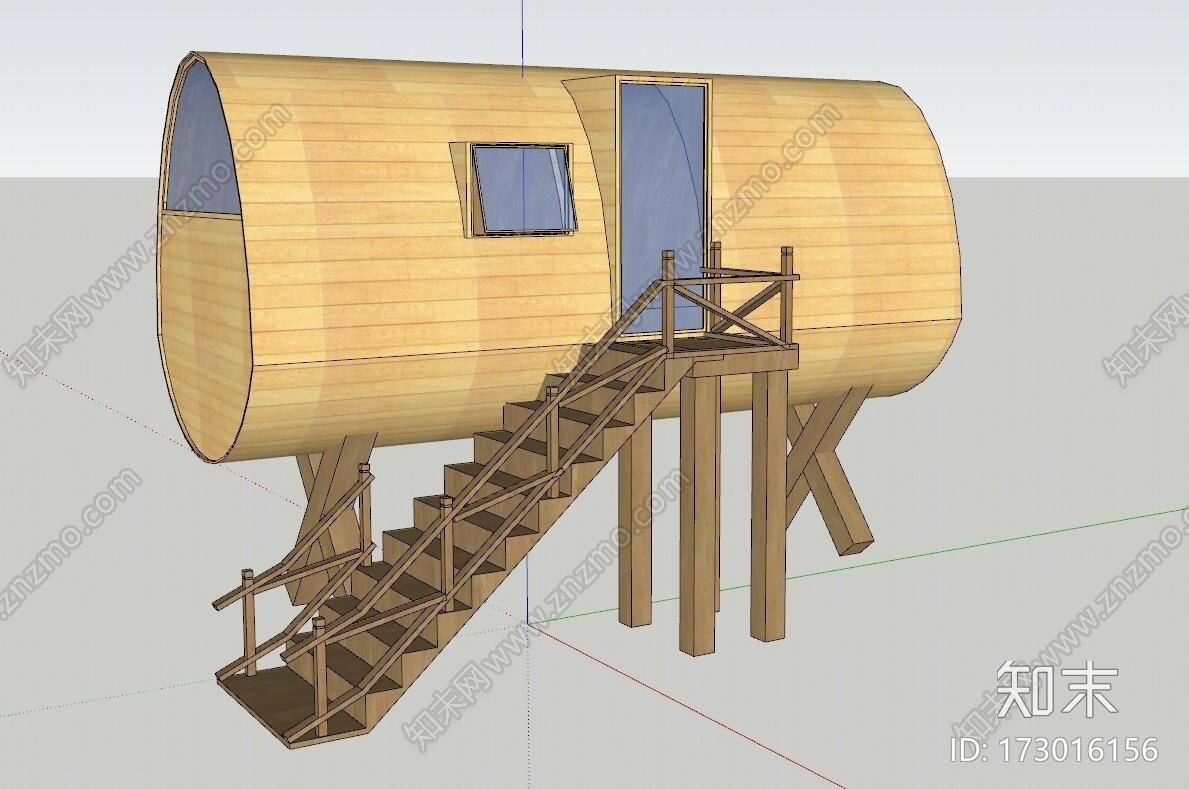 小木屋SU模型下载【ID:173016156】