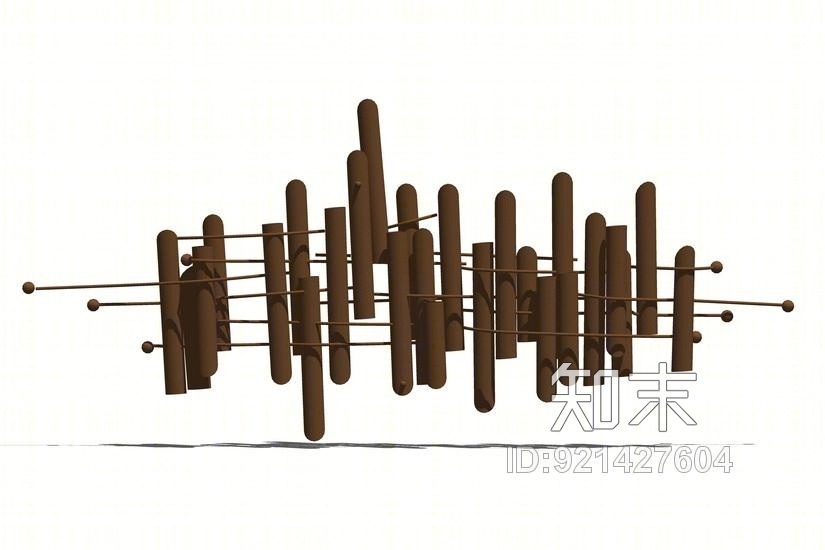中式摆件SU模型下载【ID:921427604】