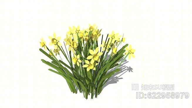 “水仙”的对话SU模型下载【ID:622958979】