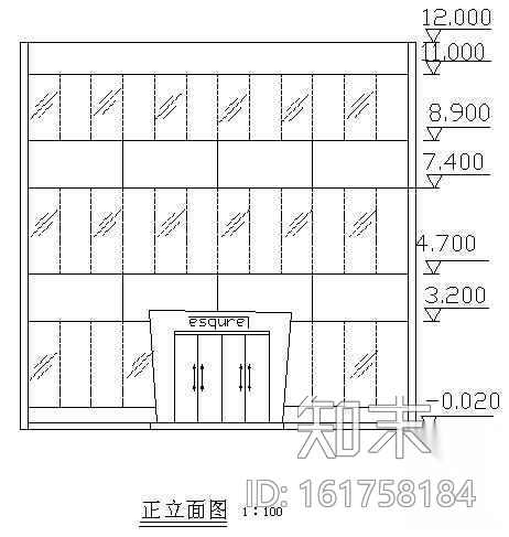 服装专卖店装修图cad施工图下载【ID:161758184】