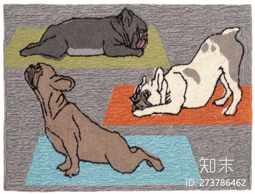 儿童房卡通地毯贴图下载【ID:273786462】