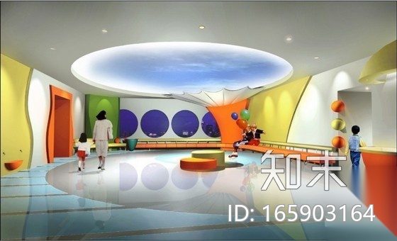 [山东]某人民医院门诊楼室内装修图（含效果）cad施工图下载【ID:165903164】
