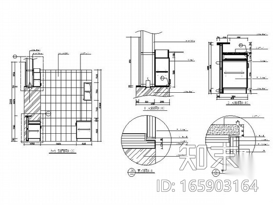[山东]某人民医院门诊楼室内装修图（含效果）cad施工图下载【ID:165903164】